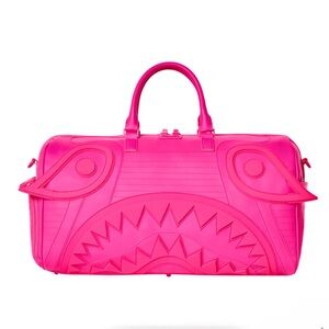 Sprayground Neon Pink Travel Bag